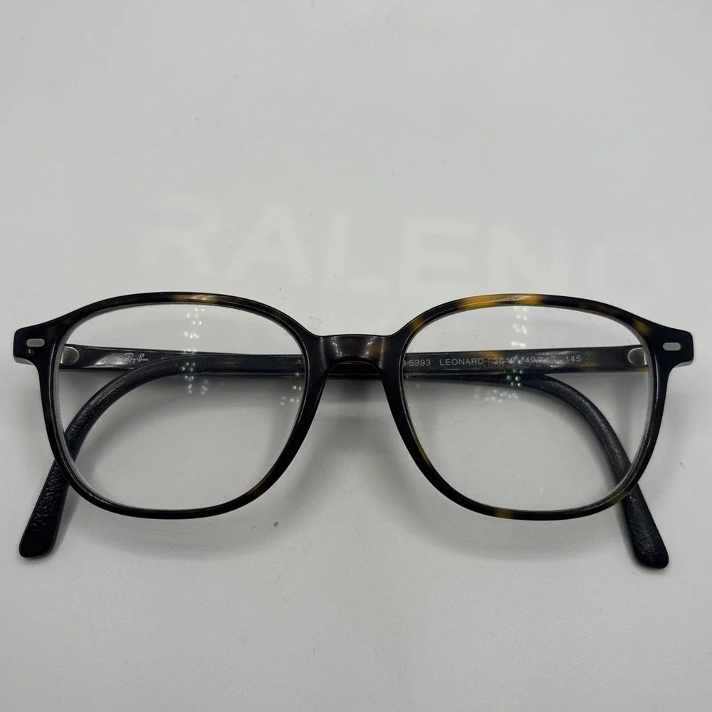 Ray Ban RB5393 Leonard 2012 Tortoise 49[]17-145 Eyeglasses Frames Italy #C389